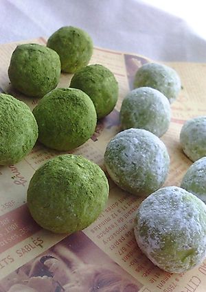　一口抹茶チョコ　＊黒糖餅入り風＊-レシピのメイン写真