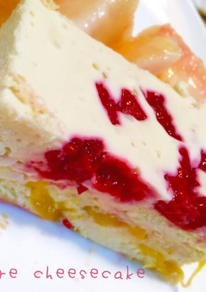 フルーツ レアチーズケーキ -レシピのメイン写真