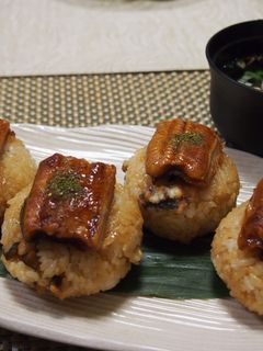 土用の丑の日♡焼きおにぎり-レシピのメイン写真