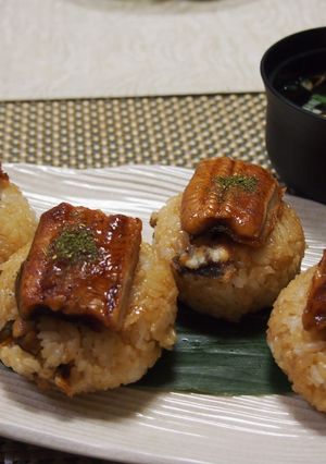 土用の丑の日♡焼きおにぎり-レシピのメイン写真