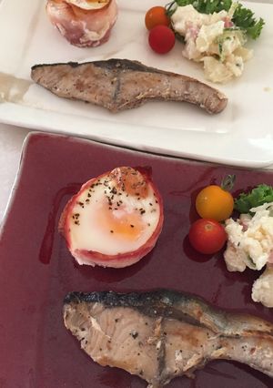 ちょっとオシャレなベーコンエッグ-レシピのメイン写真