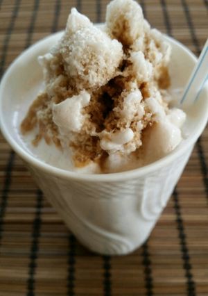 ほうじ茶ラテのフラッペ-レシピのメイン写真
