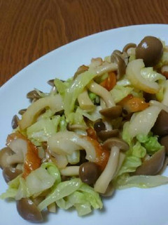 しめじとキャベツの炒め物-レシピのメイン写真