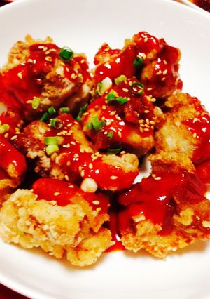 韓国からあげ♡ コチュジャンからあげ-レシピのメイン写真