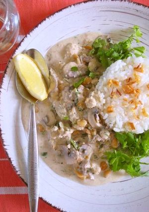 鶏肉とピーナッツのグリーンカリー-レシピのメイン写真