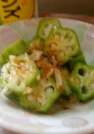 最速の薬効の高いオクラのタタキ-レシピのメイン写真