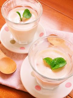レンジで簡単☆バナナヨーグルトゼリー。-レシピのメイン写真