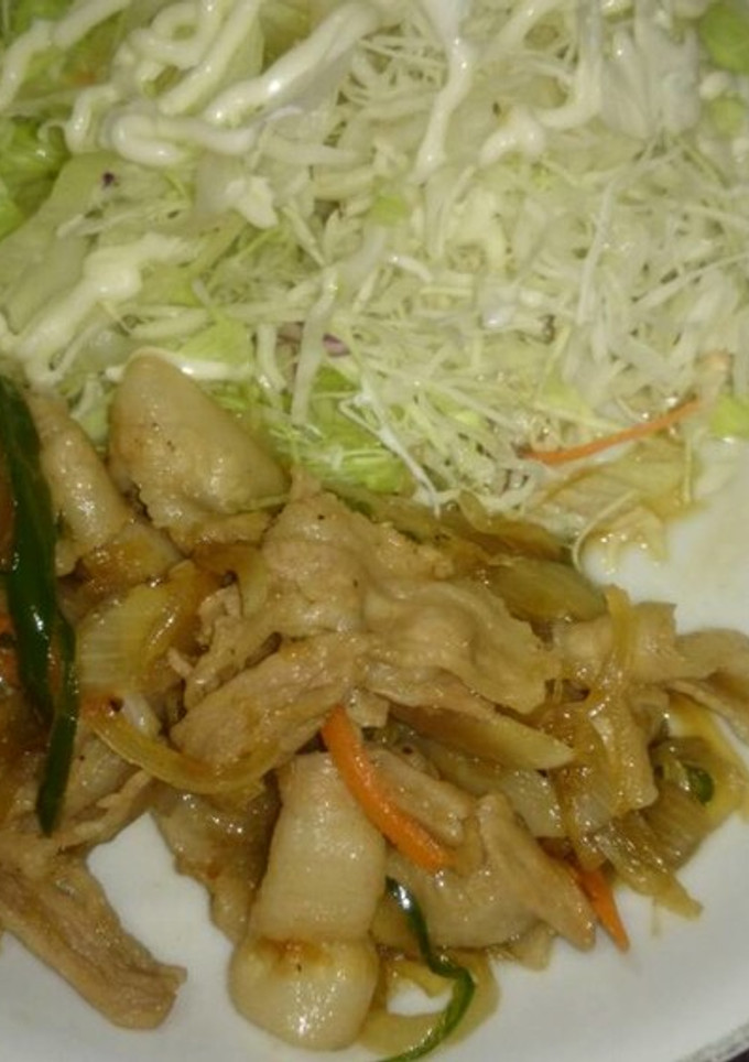 野菜でかさまし生姜焼き-レシピのメイン写真