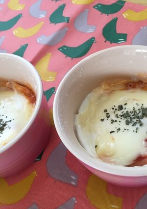 朝食に♡たまごのココット-レシピのメイン写真