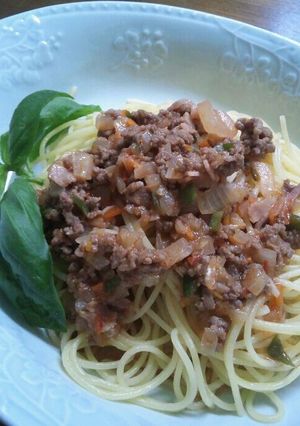 ミートソースのスパゲティ☆お母さんの味!-レシピのメイン写真