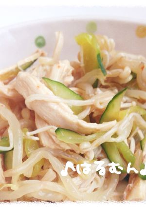 夏にピッタリ☆鶏ともやしのナムル風-レシピのメイン写真