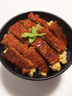 なんちゃって鰻の蒲焼きで♡うなたま丼-レシピのメイン写真