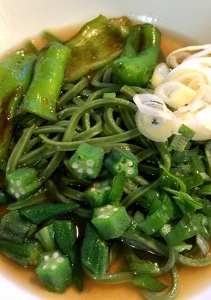 オールグリーン　狭山茶元気うどん-レシピのメイン写真