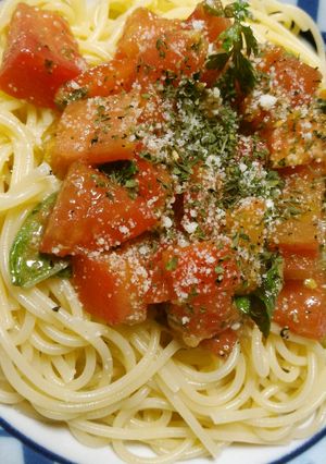 トマトの冷製パスタバルサミコソース-レシピのメイン写真