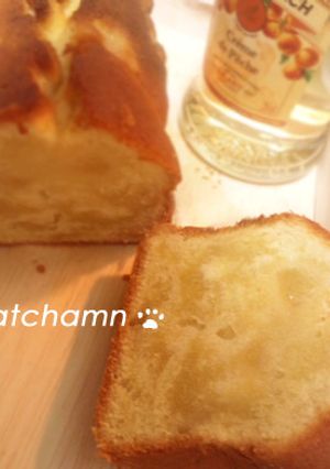 旬のフレッシュな桃のケーキ-レシピのメイン写真