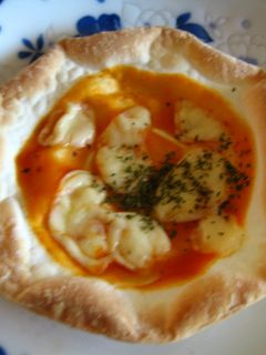 簡単おつまみ☆餃子の皮でPIZZA-レシピのメイン写真