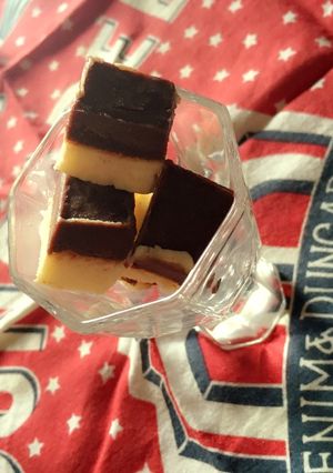 クリームチーズとチョコの冷たいキューブ-レシピのメイン写真