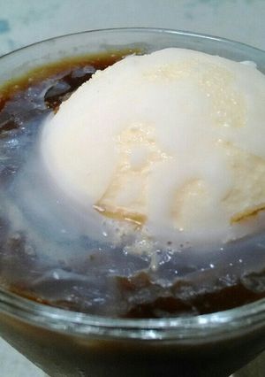コーヒーフロートにココナッツオイル♬-レシピのメイン写真