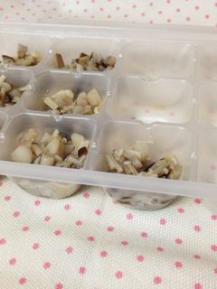 離乳食・冷凍保存:きのこMIX♪-レシピのメイン写真