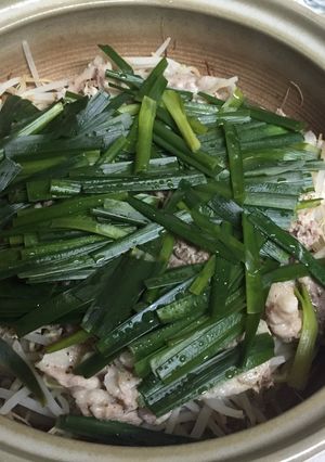 豚ニラもやしの土鍋蒸し ポン酢を添えて-レシピのメイン写真