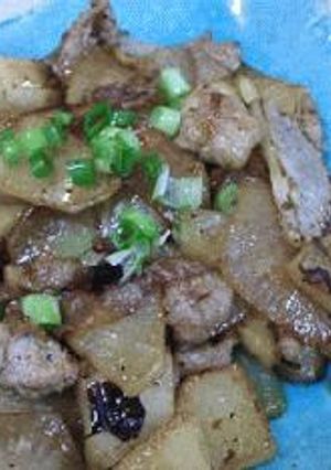 豚ばら肉と大根のピリ辛炒め-レシピのメイン写真