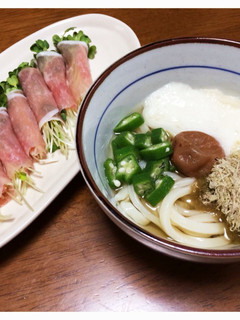 さっぱり梅の出汁うどん-レシピのメイン写真