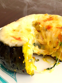 まるごとかぼちゃのグリーンカレーグラタン-レシピのメイン写真