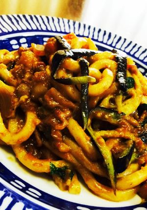 簡単☆茄子とチーズのカレーうどん-レシピのメイン写真