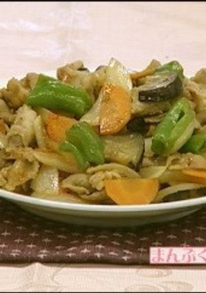 夏野菜のみそ炒め-レシピのメイン写真