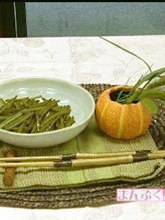 さつまいもの茎のキンピラ煮-レシピのメイン写真