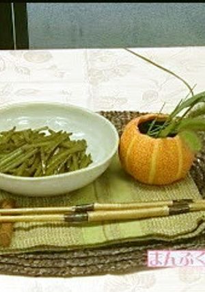さつまいもの茎のキンピラ煮-レシピのメイン写真