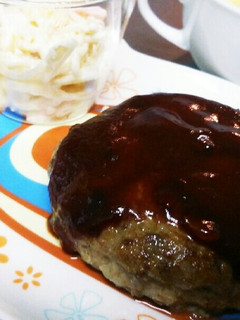 玉ねぎ炒めず簡単☆ふわふわ肉汁ハンバーグ-レシピのメイン写真