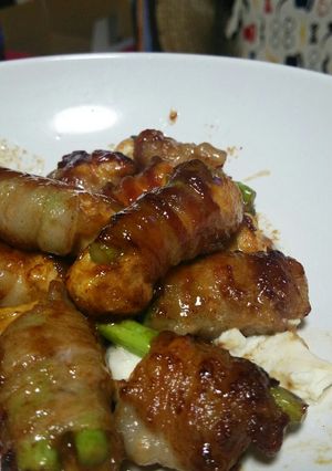 豆腐とアスパラの肉巻き照り焼き-レシピのメイン写真