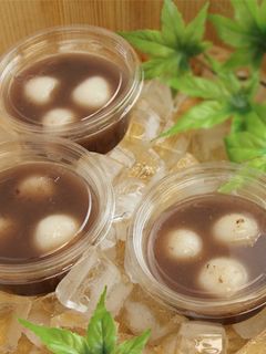 あずき缶で簡単冷やしぜんざい【天狗缶詰】-レシピのメイン写真