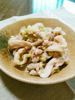 レンジで簡単❢ねぎ生姜の冷やし蒸し鶏-レシピのメイン写真
