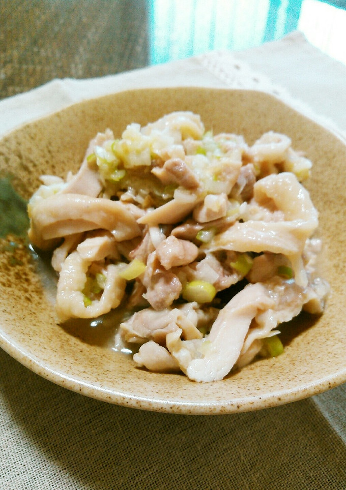 レンジで簡単❢ねぎ生姜の冷やし蒸し鶏-レシピのメイン写真