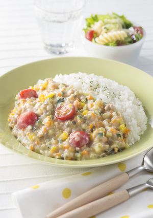 夏野菜のキーマシチュー-レシピのメイン写真