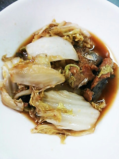 白菜と鯖の味噌煮(中華風)-レシピのメイン写真
