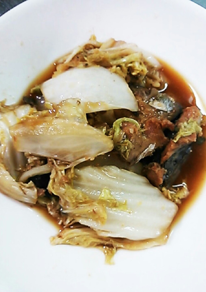 白菜と鯖の味噌煮（中華風）-レシピのメイン写真