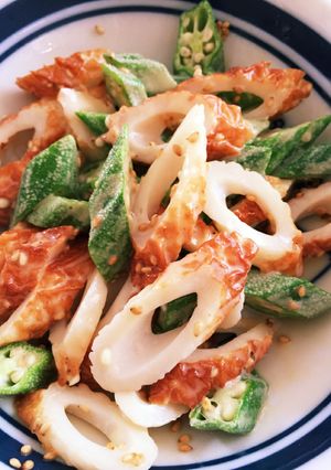簡単！オクラとちくわの副菜-レシピのメイン写真