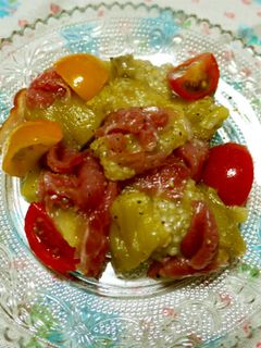 焼きなすと生ハムのマリネ-レシピのメイン写真