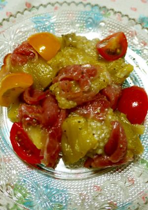焼きなすと生ハムのマリネ-レシピのメイン写真