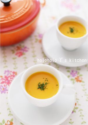 バターナッツかぼちゃの冷製ポタージュ-レシピのメイン写真