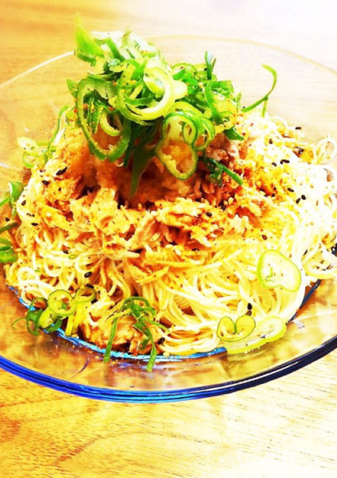 簡単5分！ツナとおろしのぶっかけそうめん-レシピのメイン写真