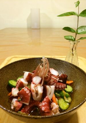 蛸ぶつとキュウリの酢の物-レシピのメイン写真