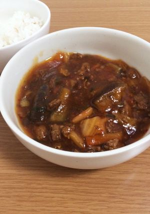 韓国風麻婆ナス-レシピのメイン写真