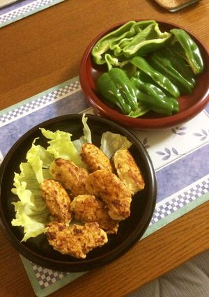 生ピーマンつくね詰-レシピのメイン写真