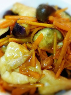 鶏胸肉とナスの甘酢煮-レシピのメイン写真