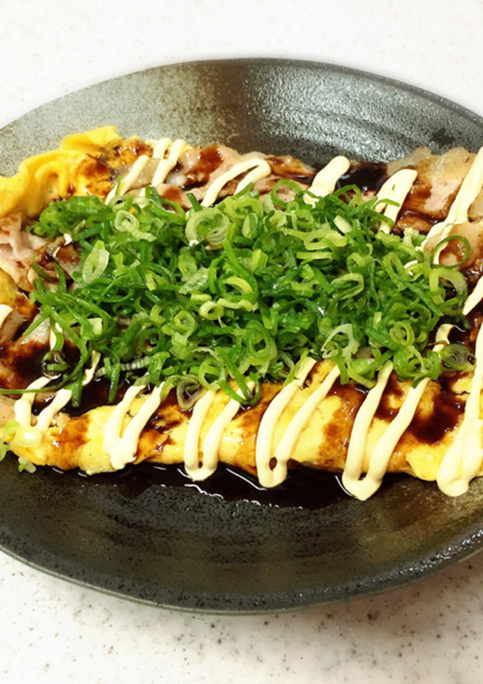 手軽で簡単♪とん平焼き風オムレツ-レシピのメイン写真