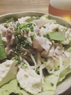 とうふともやしの豚しゃぶサラダ-レシピのメイン写真